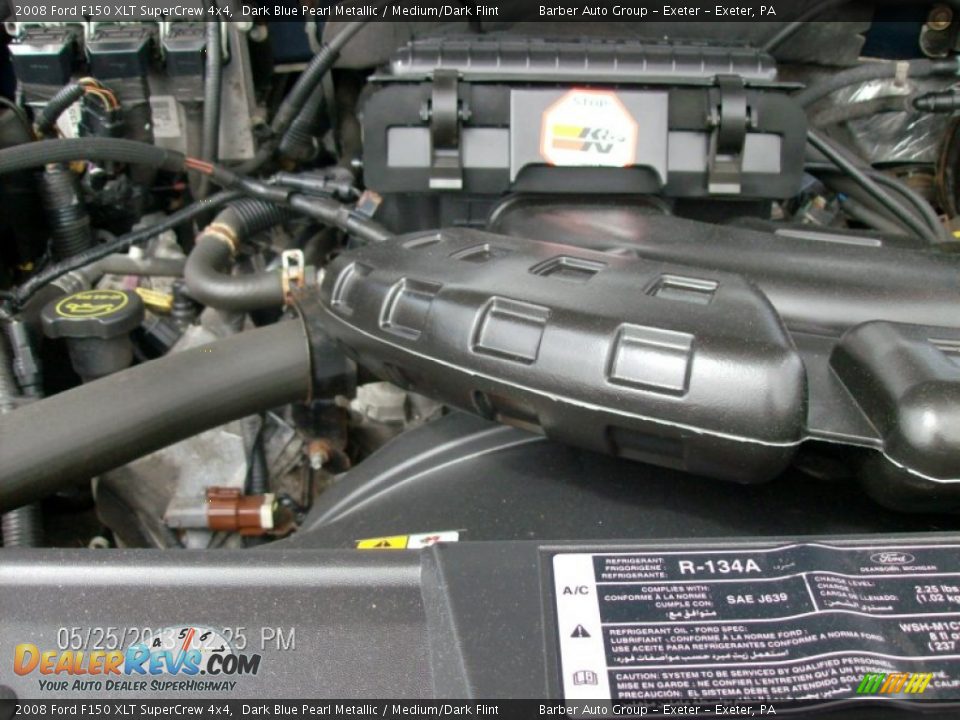 2008 Ford F150 XLT SuperCrew 4x4 Dark Blue Pearl Metallic / Medium/Dark Flint Photo #11