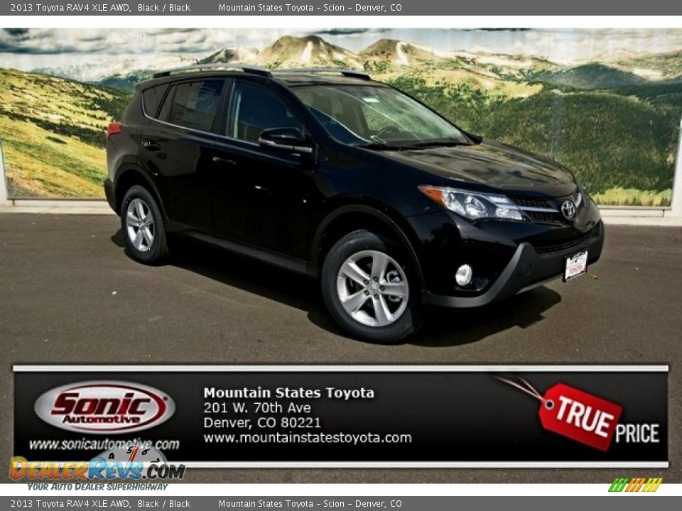 2013 Toyota RAV4 XLE AWD Black / Black Photo #1