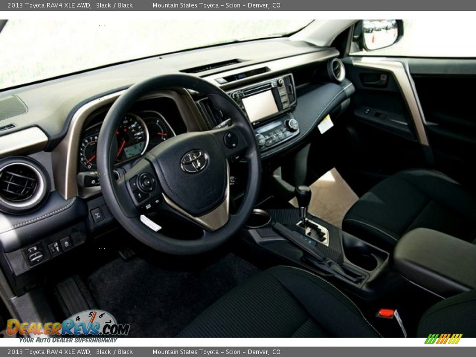 2013 Toyota RAV4 XLE AWD Black / Black Photo #5