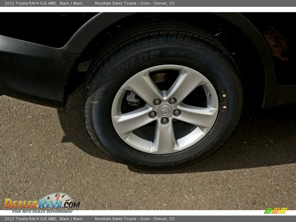2013 Toyota RAV4 XLE AWD Black / Black Photo #9