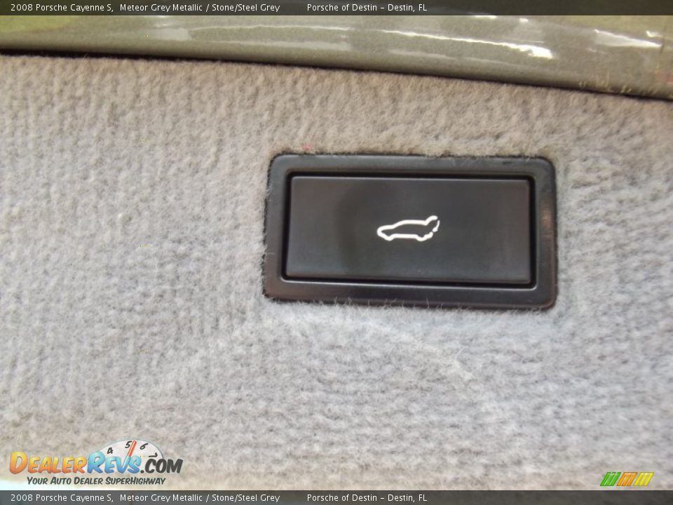 2008 Porsche Cayenne S Meteor Grey Metallic / Stone/Steel Grey Photo #20