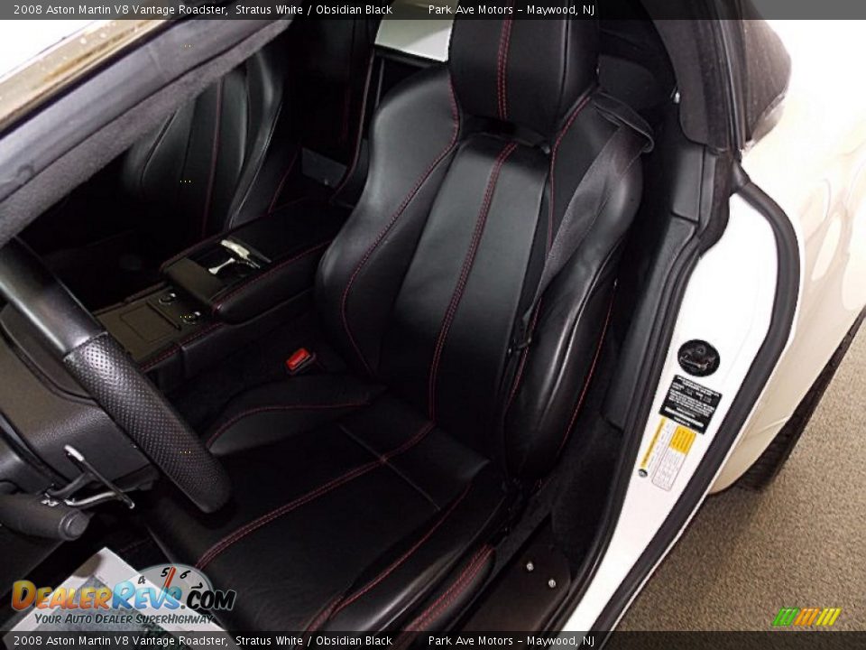 Front Seat of 2008 Aston Martin V8 Vantage Roadster Photo #10