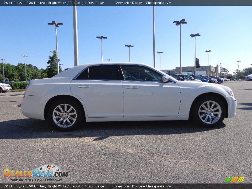 2011 Chrysler 300 Limited Bright White / Black/Light Frost Beige Photo #7