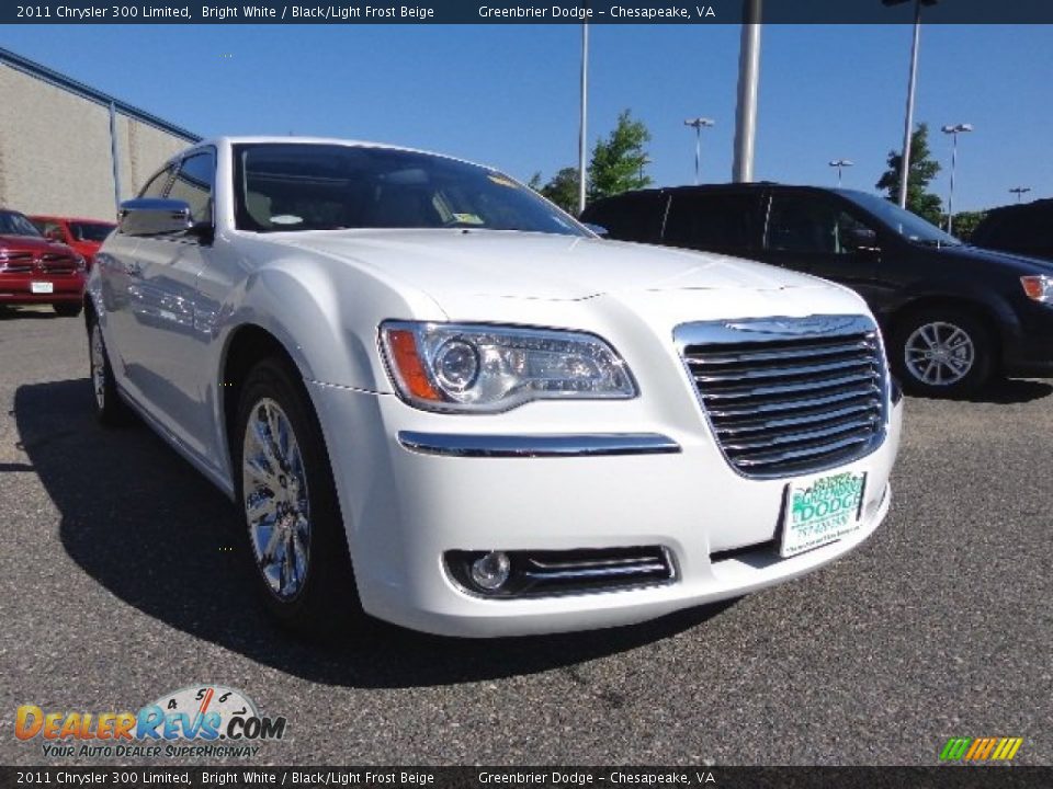 2011 Chrysler 300 Limited Bright White / Black/Light Frost Beige Photo #9