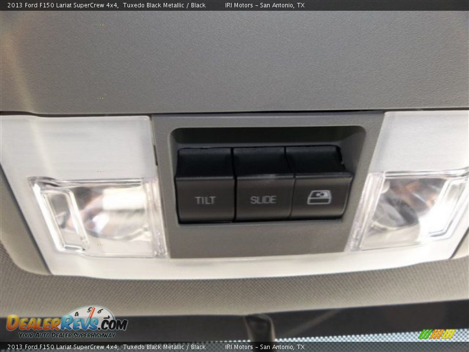 2013 Ford F150 Lariat SuperCrew 4x4 Tuxedo Black Metallic / Black Photo #27