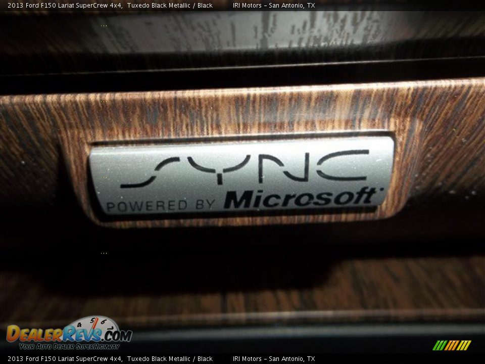 2013 Ford F150 Lariat SuperCrew 4x4 Tuxedo Black Metallic / Black Photo #30