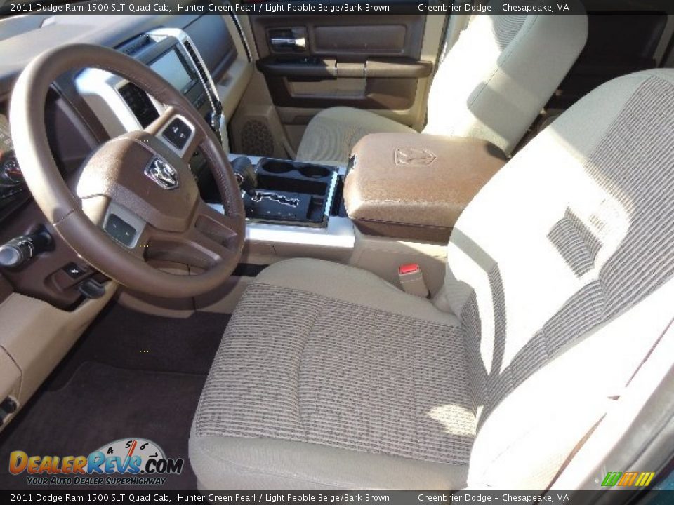 Front Seat of 2011 Dodge Ram 1500 SLT Quad Cab Photo #11