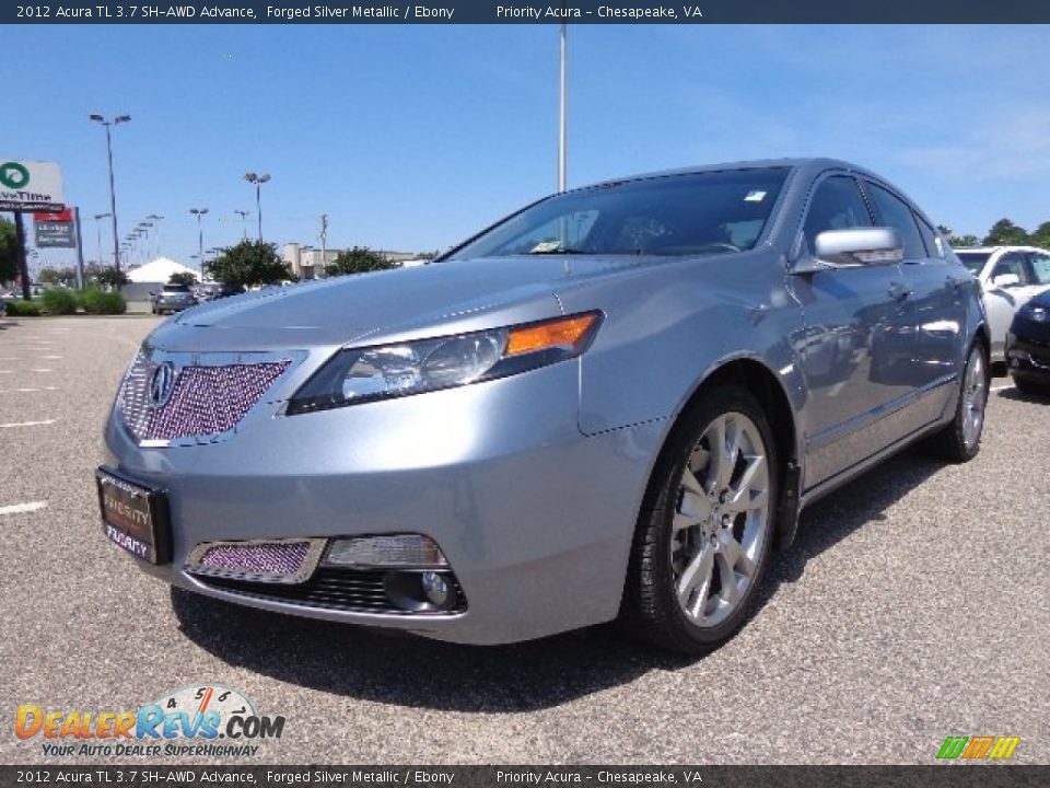 2012 Acura TL 3.7 SH-AWD Advance Forged Silver Metallic / Ebony Photo #1