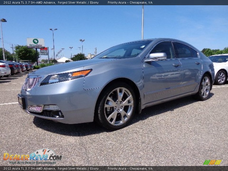2012 Acura TL 3.7 SH-AWD Advance Forged Silver Metallic / Ebony Photo #2
