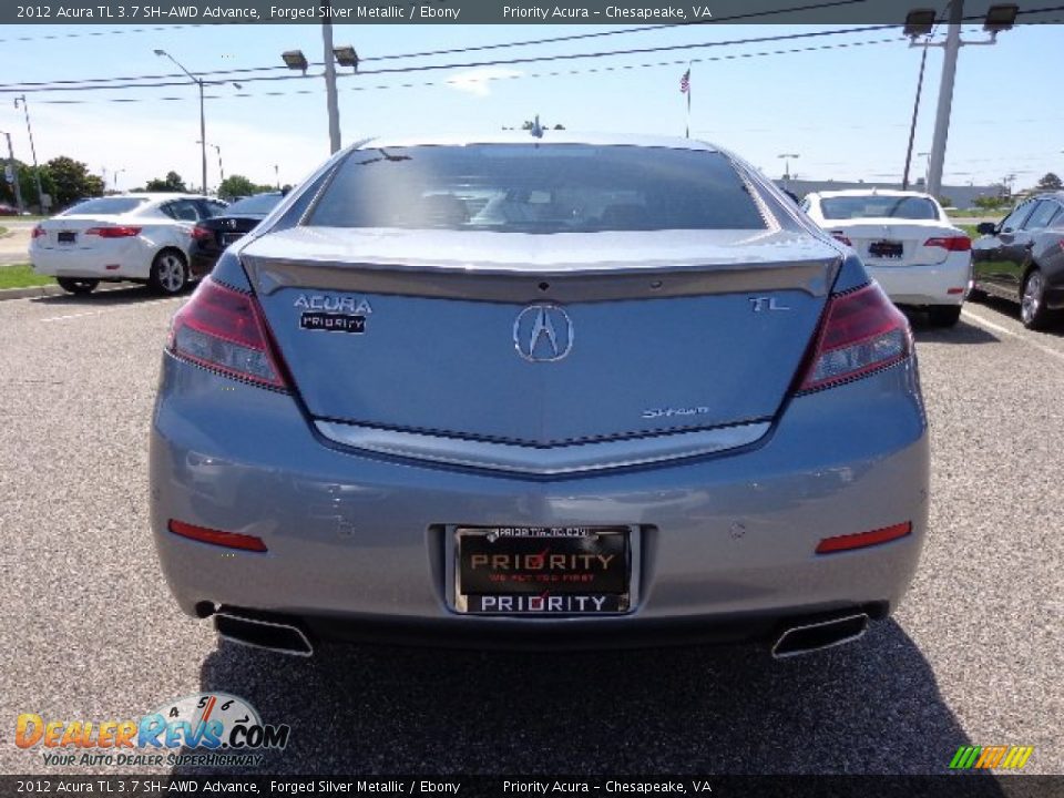 2012 Acura TL 3.7 SH-AWD Advance Forged Silver Metallic / Ebony Photo #5