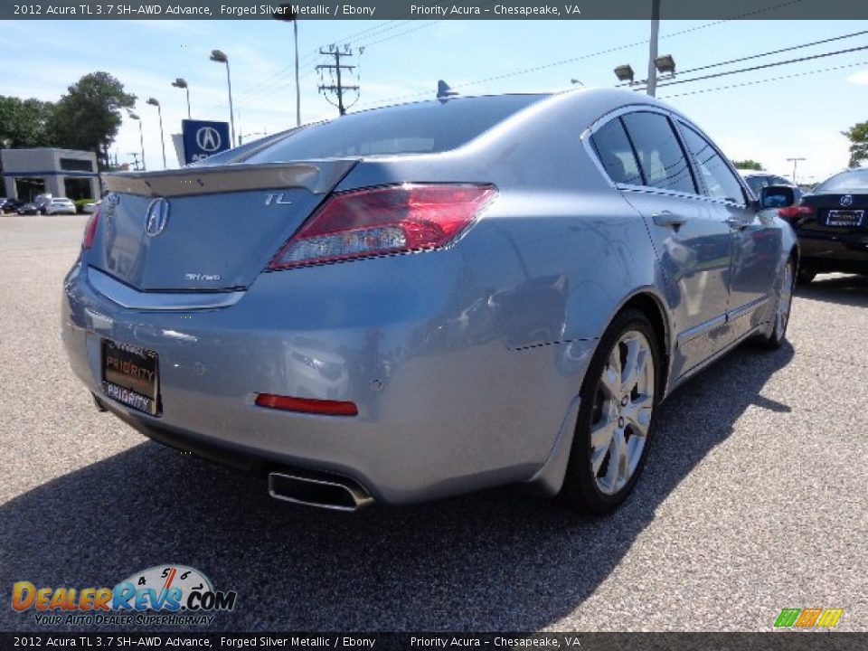 2012 Acura TL 3.7 SH-AWD Advance Forged Silver Metallic / Ebony Photo #6