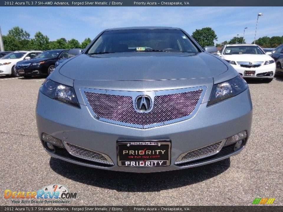 2012 Acura TL 3.7 SH-AWD Advance Forged Silver Metallic / Ebony Photo #10