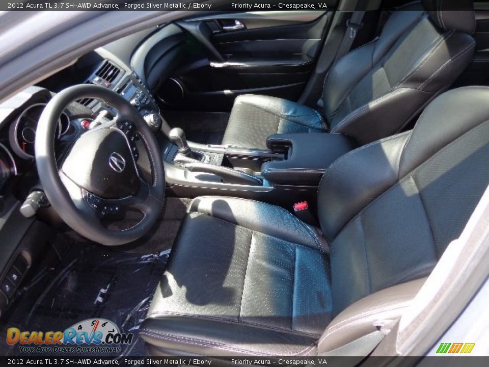 2012 Acura TL 3.7 SH-AWD Advance Forged Silver Metallic / Ebony Photo #11