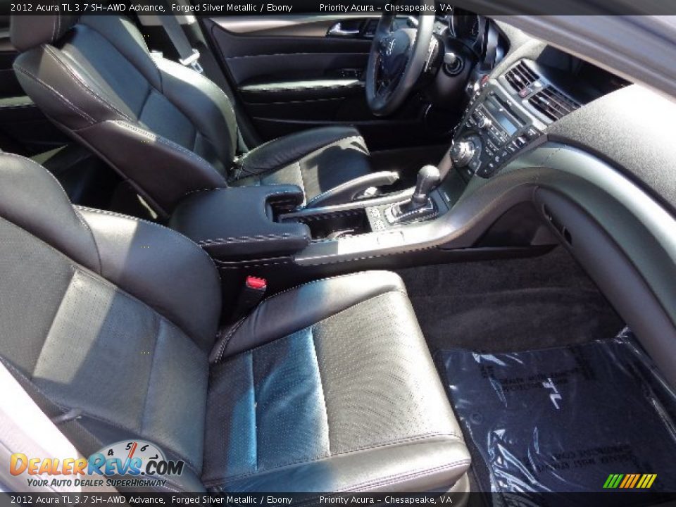 2012 Acura TL 3.7 SH-AWD Advance Forged Silver Metallic / Ebony Photo #13