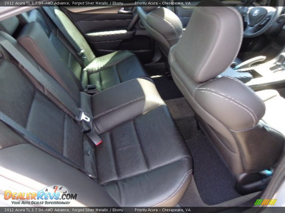 2012 Acura TL 3.7 SH-AWD Advance Forged Silver Metallic / Ebony Photo #14