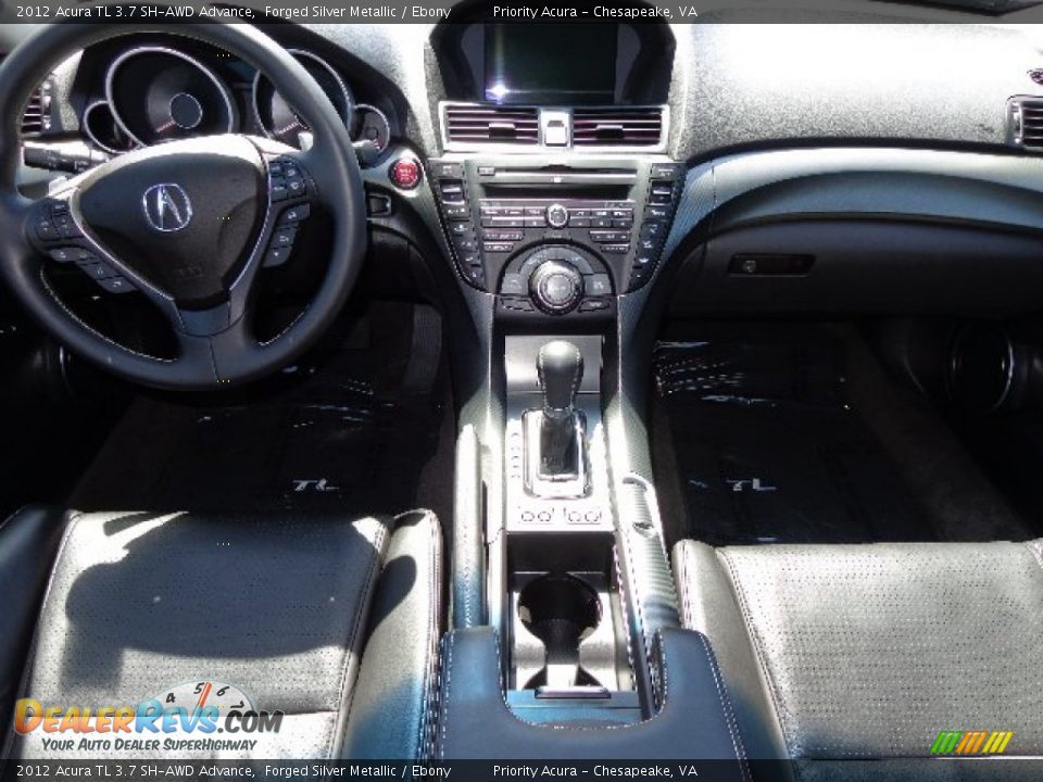 2012 Acura TL 3.7 SH-AWD Advance Forged Silver Metallic / Ebony Photo #16