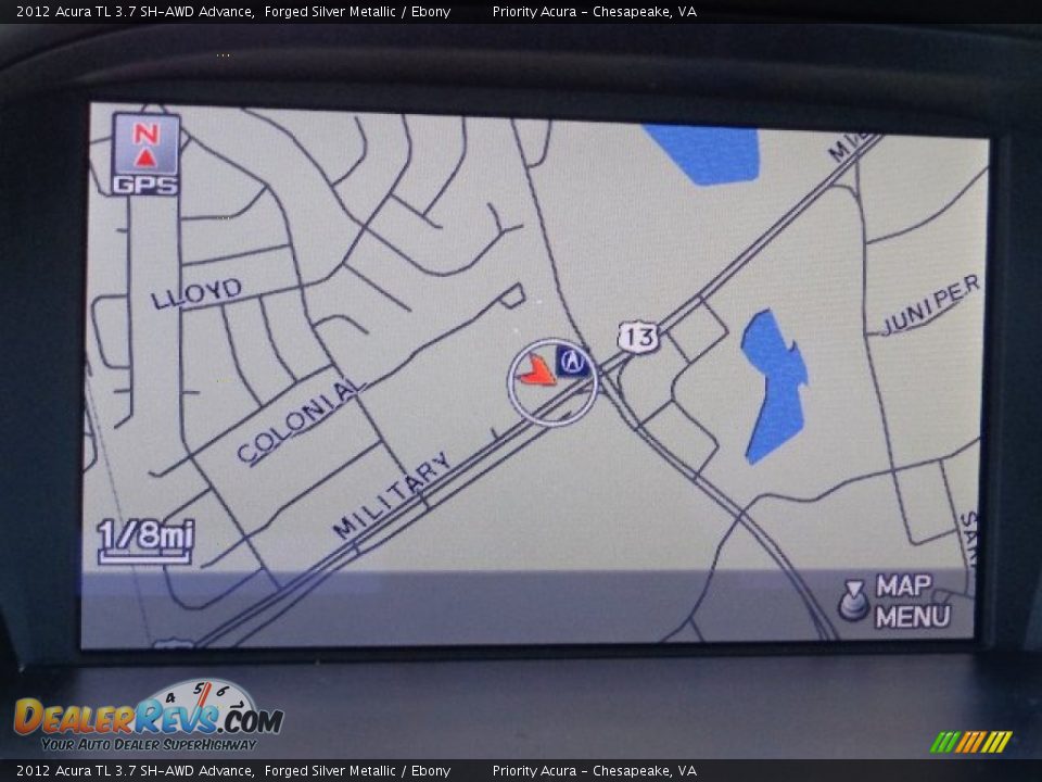 2012 Acura TL 3.7 SH-AWD Advance Forged Silver Metallic / Ebony Photo #20