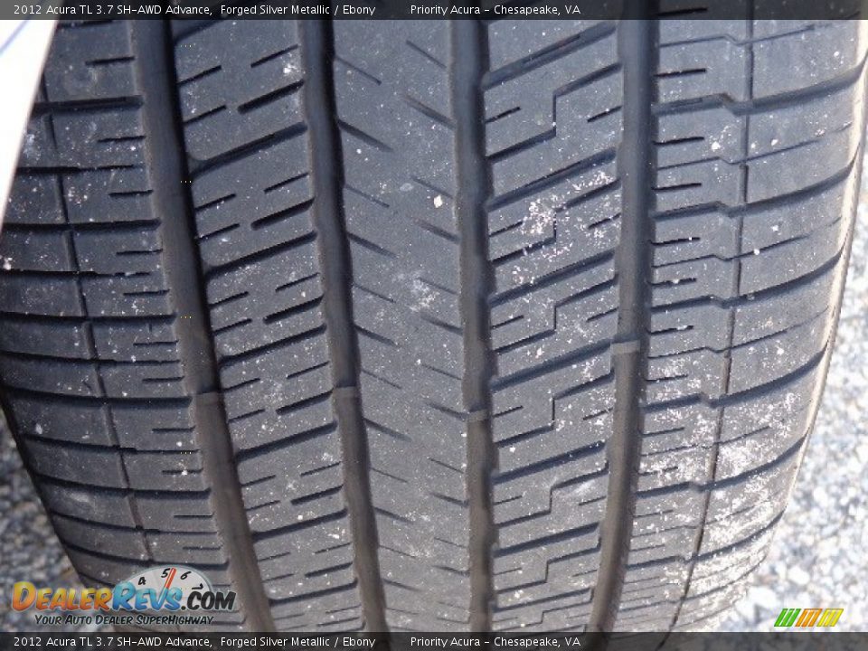 2012 Acura TL 3.7 SH-AWD Advance Forged Silver Metallic / Ebony Photo #27