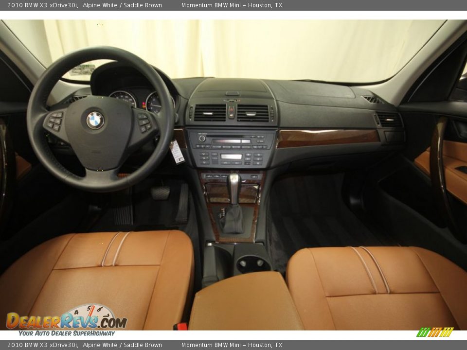 2010 BMW X3 xDrive30i Alpine White / Saddle Brown Photo #4