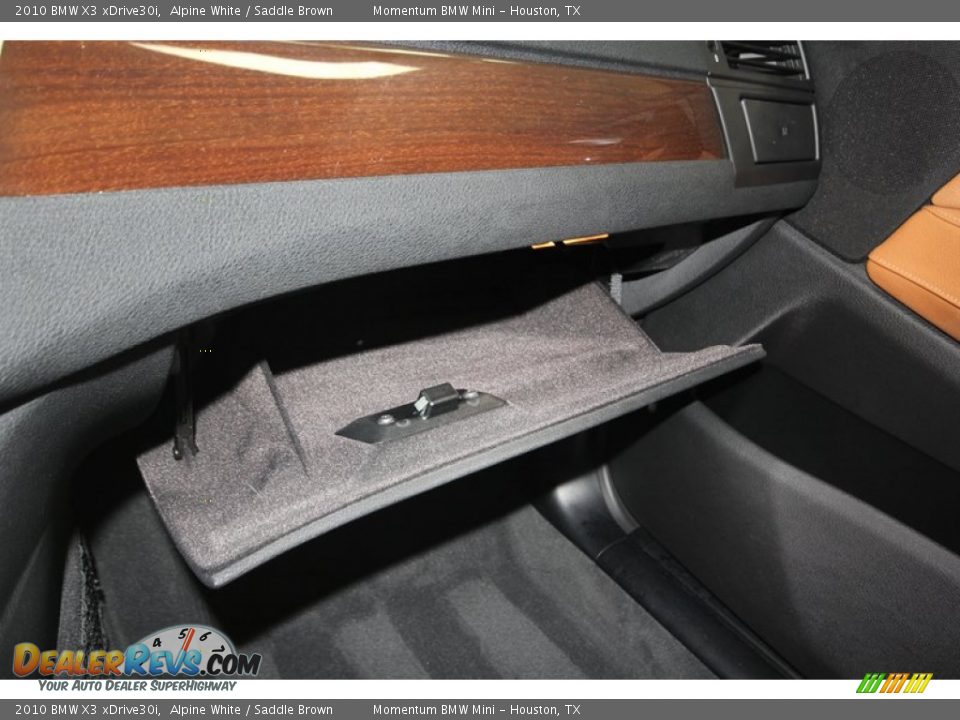 2010 BMW X3 xDrive30i Alpine White / Saddle Brown Photo #18
