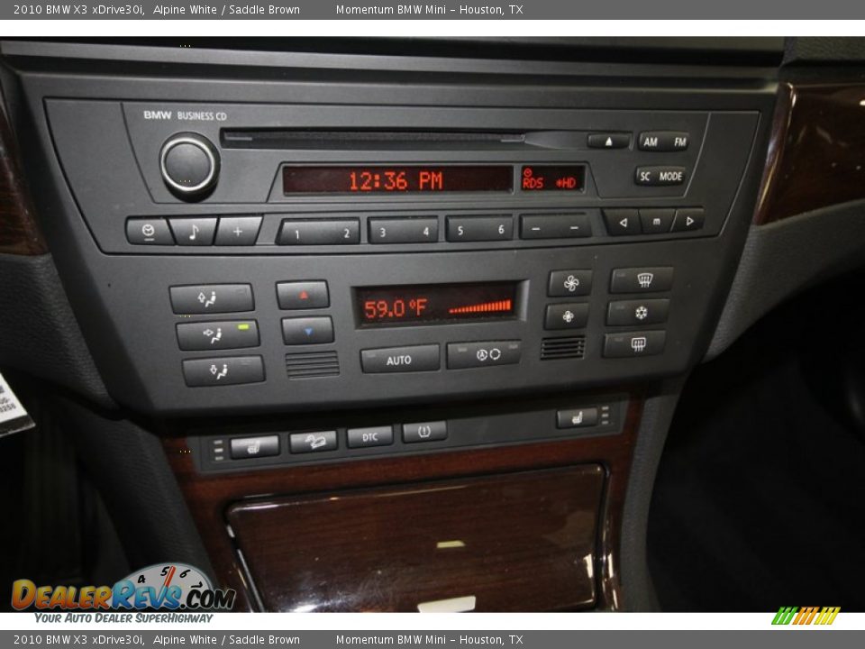 2010 BMW X3 xDrive30i Alpine White / Saddle Brown Photo #21