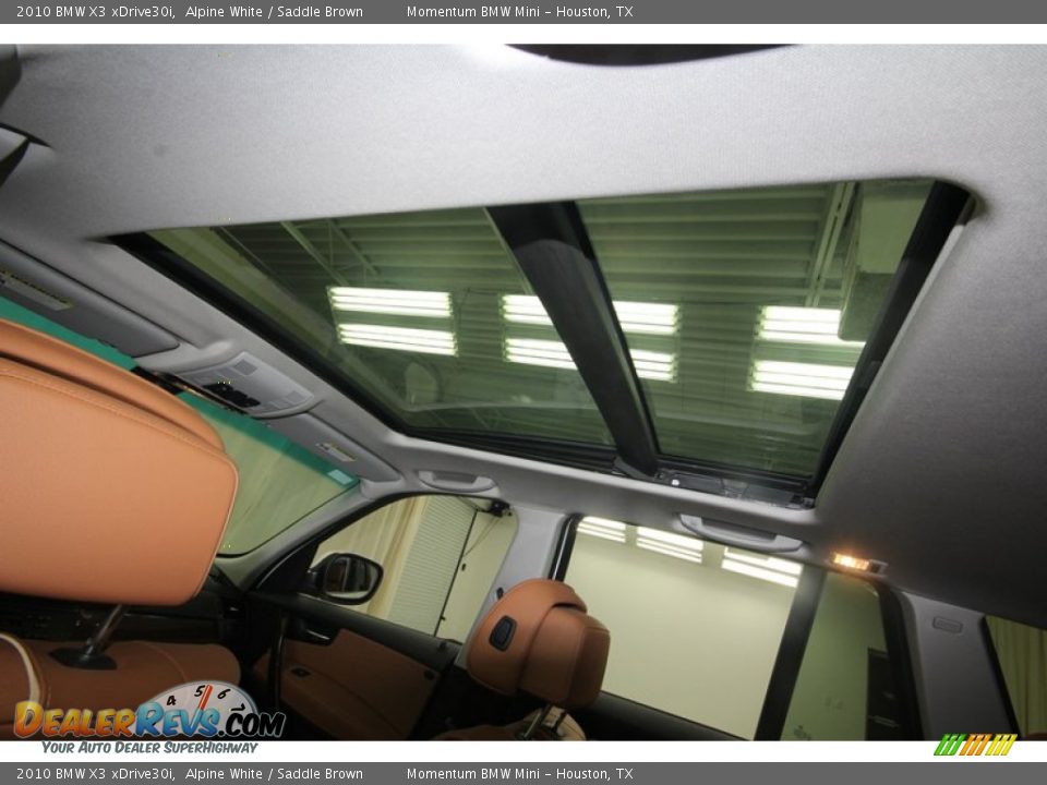 2010 BMW X3 xDrive30i Alpine White / Saddle Brown Photo #28