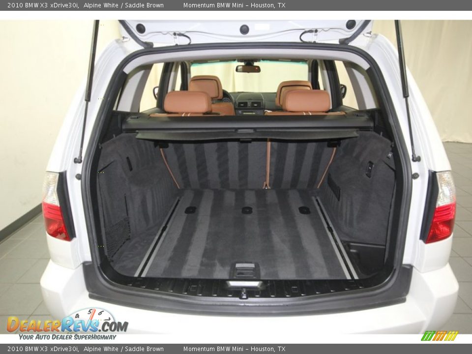 2010 BMW X3 xDrive30i Alpine White / Saddle Brown Photo #31