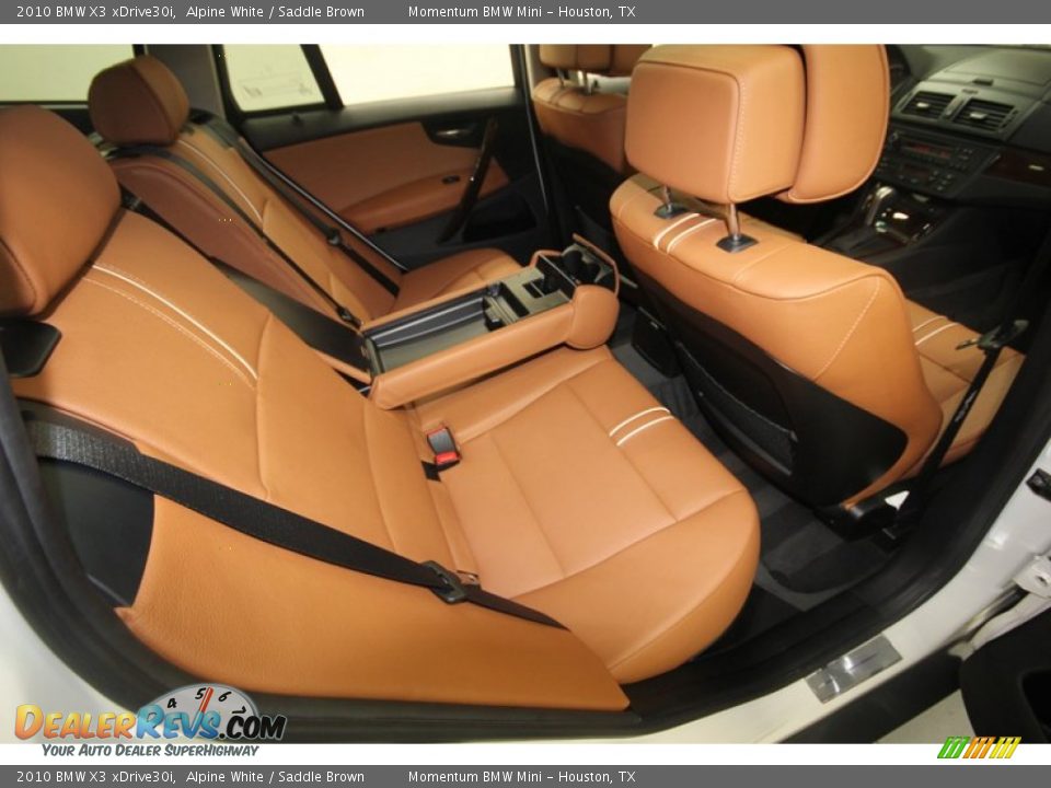 2010 BMW X3 xDrive30i Alpine White / Saddle Brown Photo #32