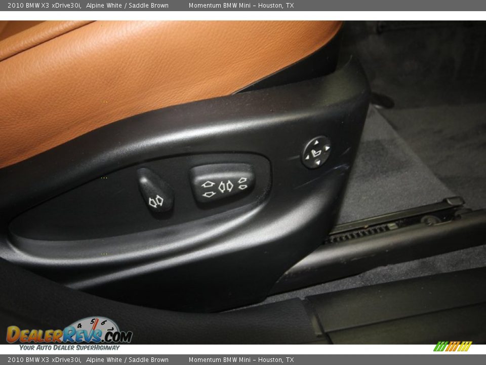 2010 BMW X3 xDrive30i Alpine White / Saddle Brown Photo #36
