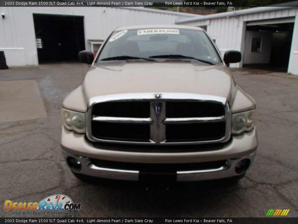 2003 Dodge Ram 1500 SLT Quad Cab 4x4 Light Almond Pearl / Dark Slate Gray Photo #3