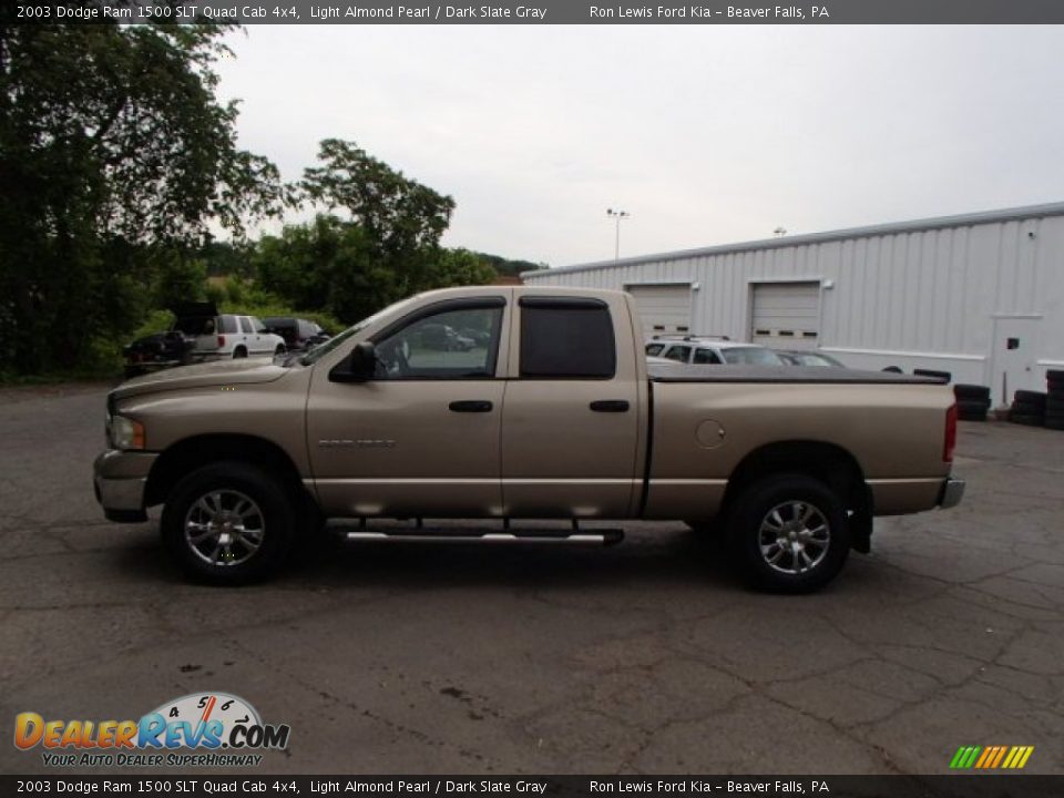 2003 Dodge Ram 1500 SLT Quad Cab 4x4 Light Almond Pearl / Dark Slate Gray Photo #5