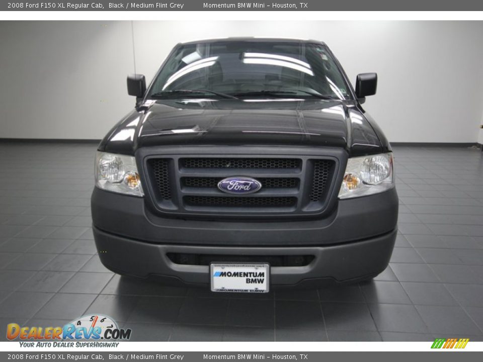 2008 Ford F150 XL Regular Cab Black / Medium Flint Grey Photo #5