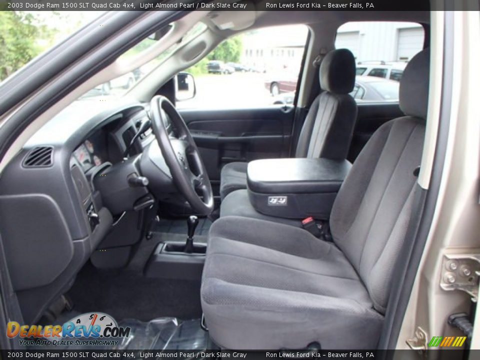 2003 Dodge Ram 1500 SLT Quad Cab 4x4 Light Almond Pearl / Dark Slate Gray Photo #11