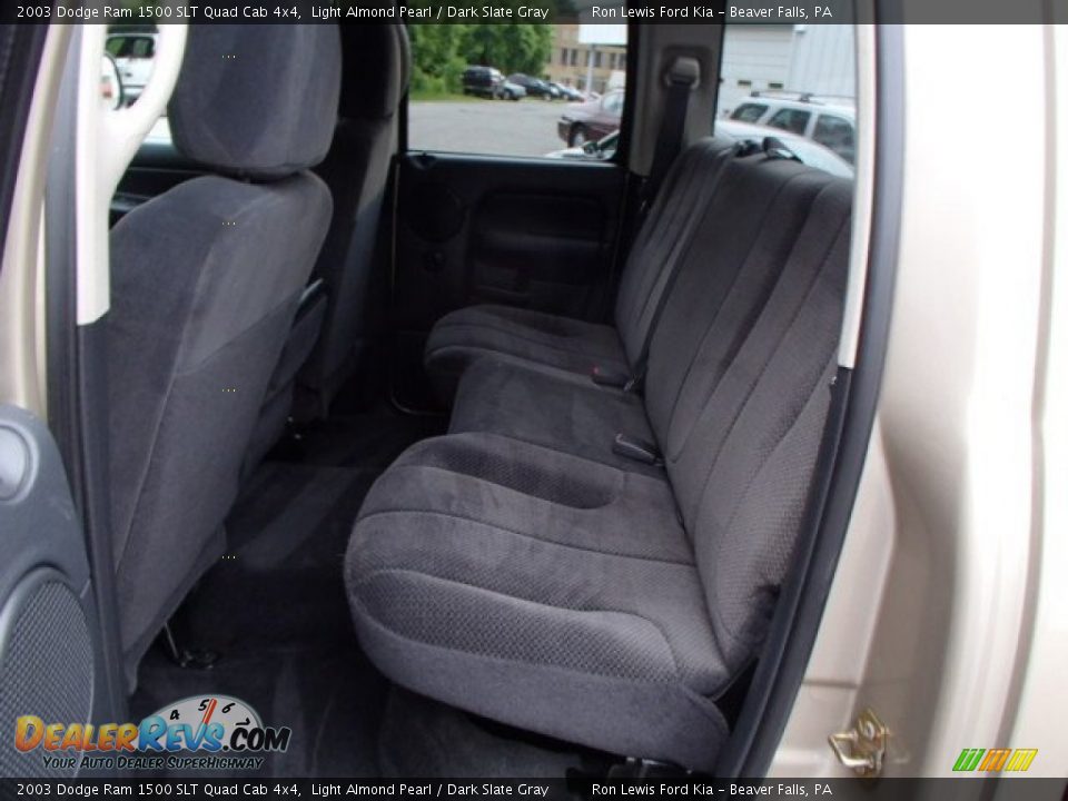 2003 Dodge Ram 1500 SLT Quad Cab 4x4 Light Almond Pearl / Dark Slate Gray Photo #13