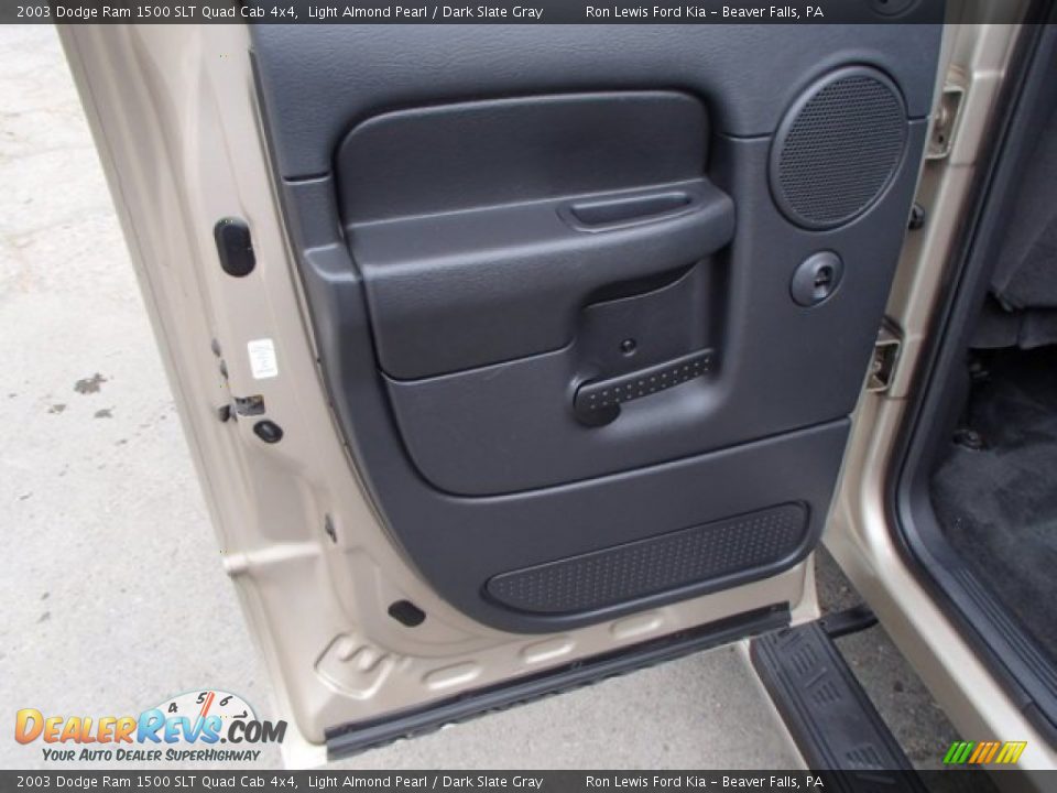 2003 Dodge Ram 1500 SLT Quad Cab 4x4 Light Almond Pearl / Dark Slate Gray Photo #14