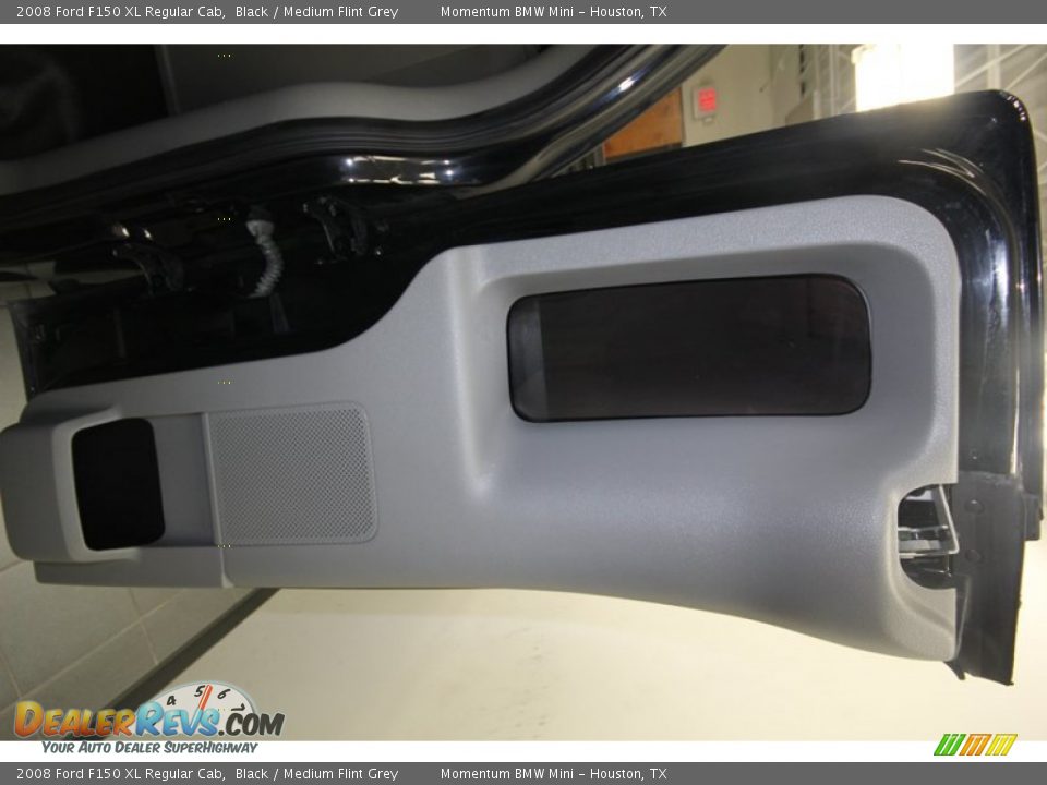 2008 Ford F150 XL Regular Cab Black / Medium Flint Grey Photo #13