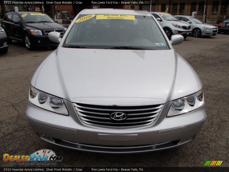 2010 Hyundai Azera Limited Silver Frost Metallic / Gray Photo #3