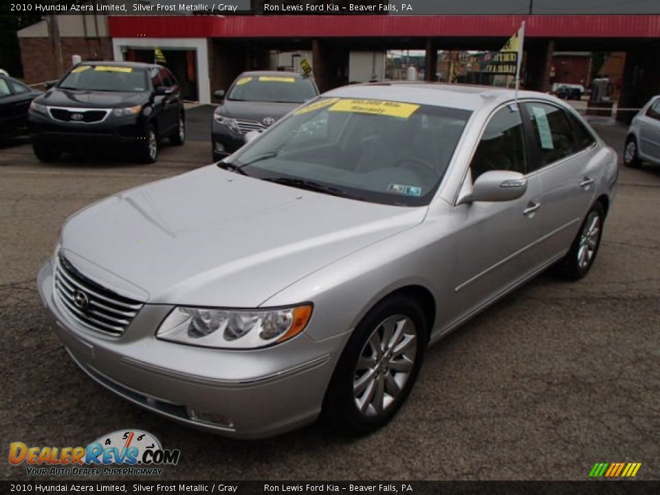 2010 Hyundai Azera Limited Silver Frost Metallic / Gray Photo #4