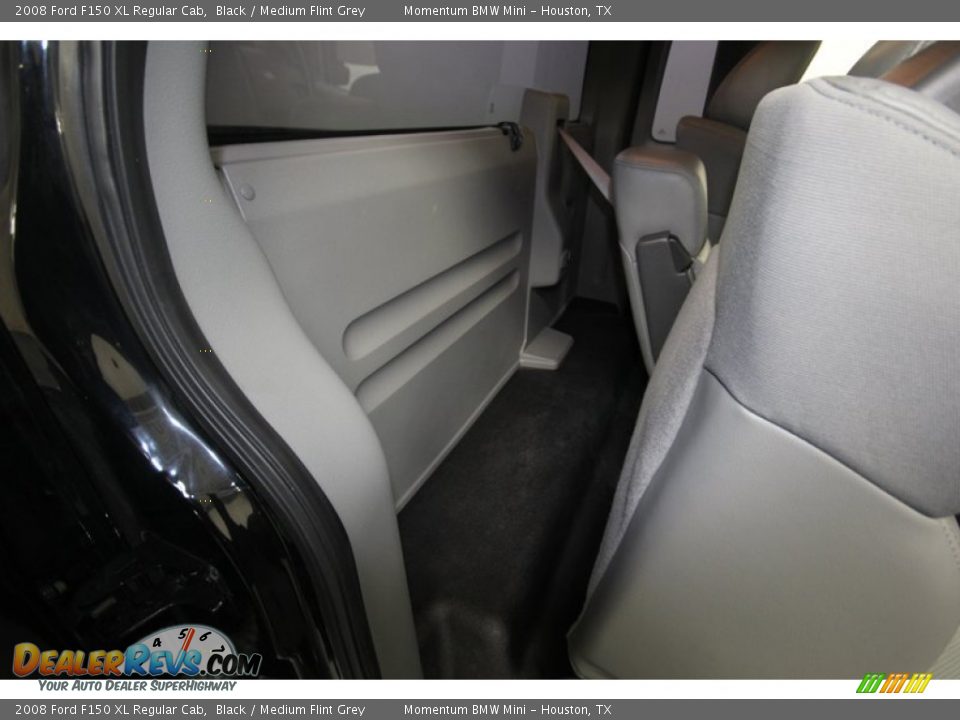 2008 Ford F150 XL Regular Cab Black / Medium Flint Grey Photo #23