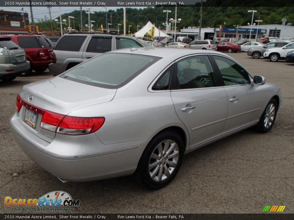 2010 Hyundai Azera Limited Silver Frost Metallic / Gray Photo #8
