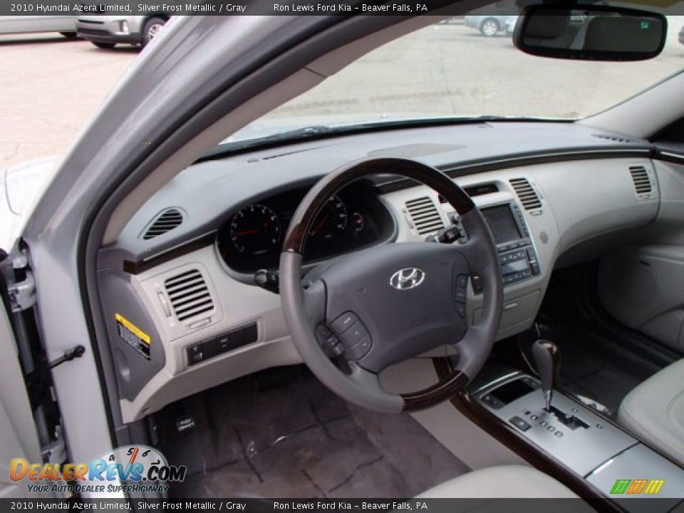 2010 Hyundai Azera Limited Silver Frost Metallic / Gray Photo #10