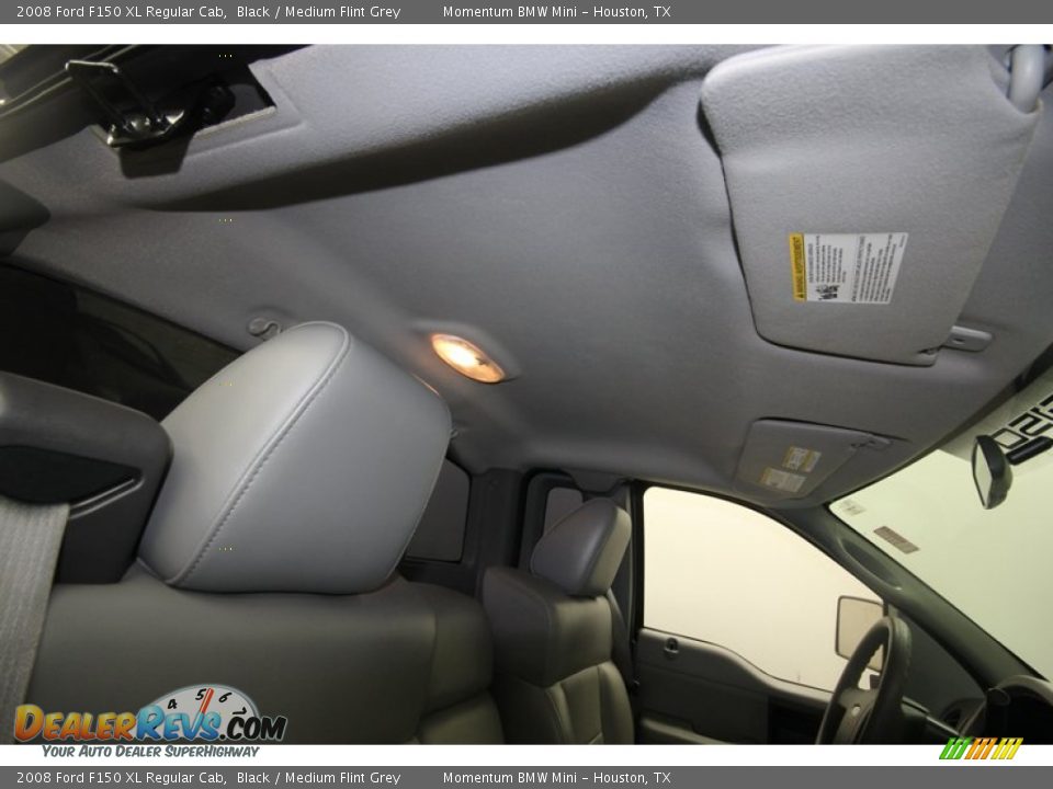 2008 Ford F150 XL Regular Cab Black / Medium Flint Grey Photo #28