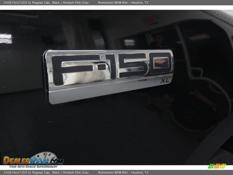2008 Ford F150 XL Regular Cab Black / Medium Flint Grey Photo #29