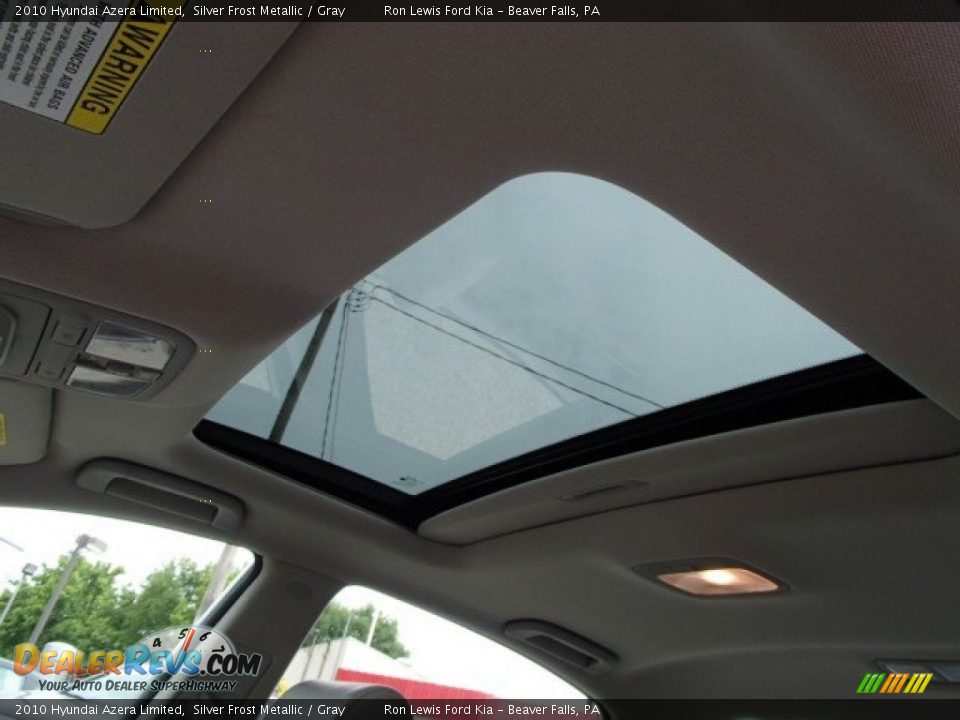 2010 Hyundai Azera Limited Silver Frost Metallic / Gray Photo #15