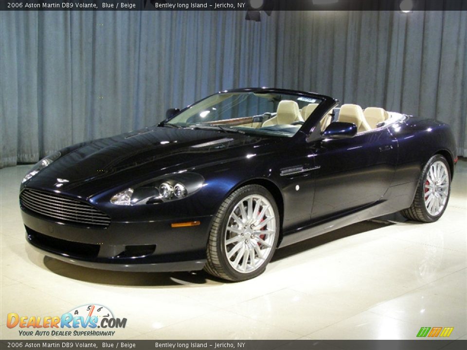 2006 Aston Martin DB9 Volante Blue / Beige Photo #1