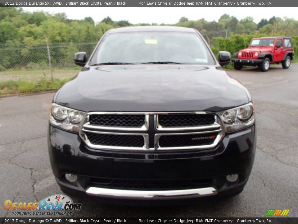 2013 Dodge Durango SXT AWD Brilliant Black Crystal Pearl / Black Photo #3