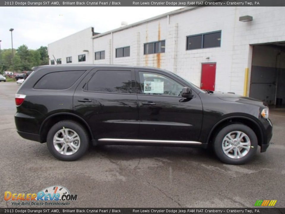 Brilliant Black Crystal Pearl 2013 Dodge Durango SXT AWD Photo #5