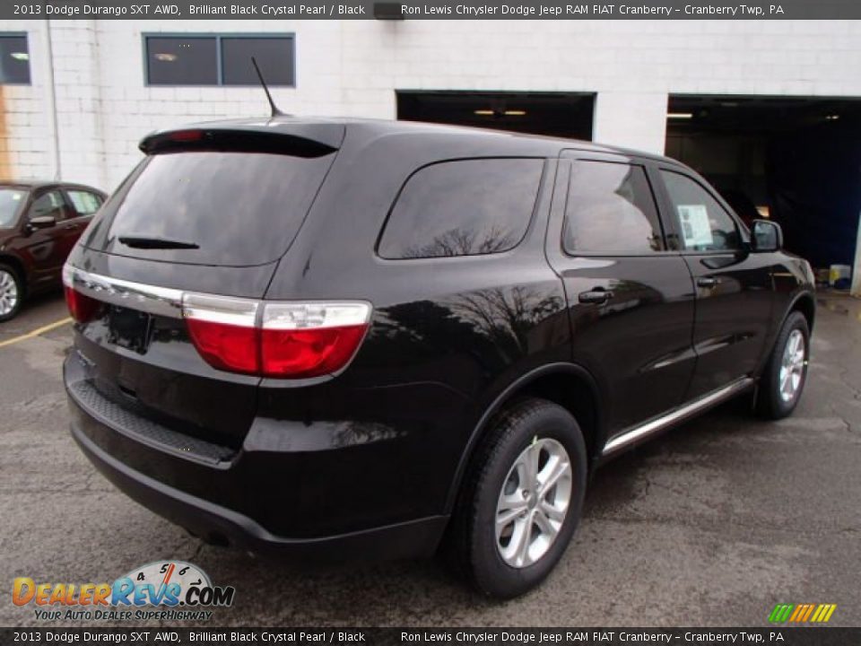2013 Dodge Durango SXT AWD Brilliant Black Crystal Pearl / Black Photo #6