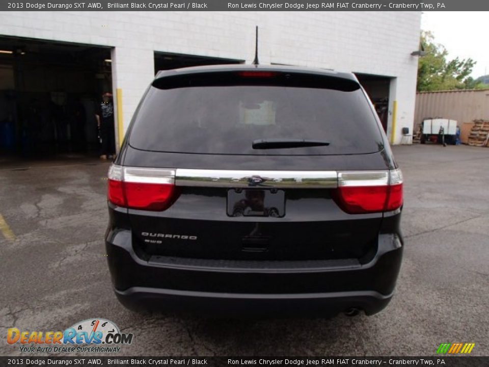 2013 Dodge Durango SXT AWD Brilliant Black Crystal Pearl / Black Photo #7