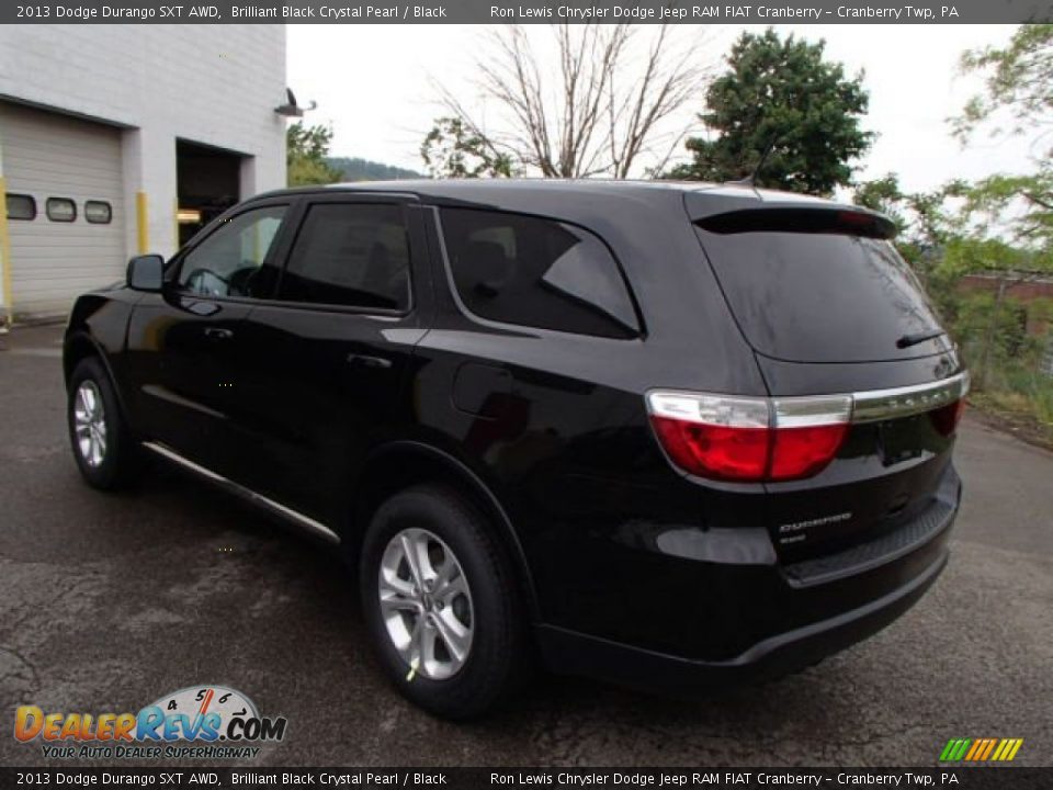 2013 Dodge Durango SXT AWD Brilliant Black Crystal Pearl / Black Photo #8